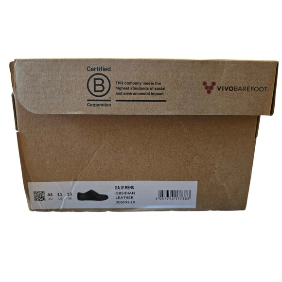 Vivobarefoot RA IV Obsidian US 11 EU 44